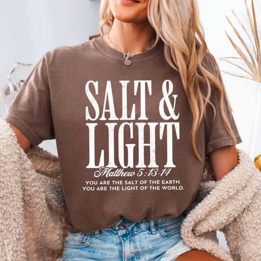 Salt & Light  Christian T-Shirt | Comfort Colors 