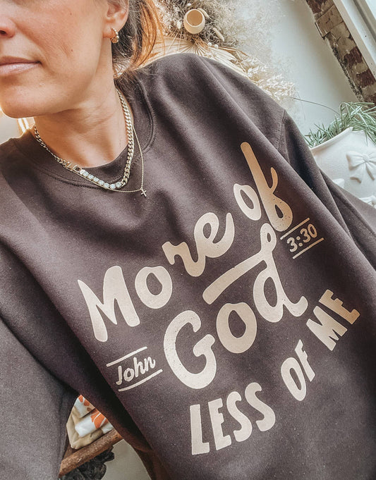 Amy Anne Apparel Inc - More Of God Crew Neck Sweatshirt | Trending