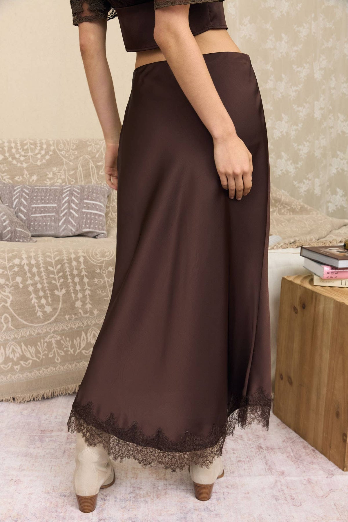 THE COPPER TRAIL SILK SKIRT